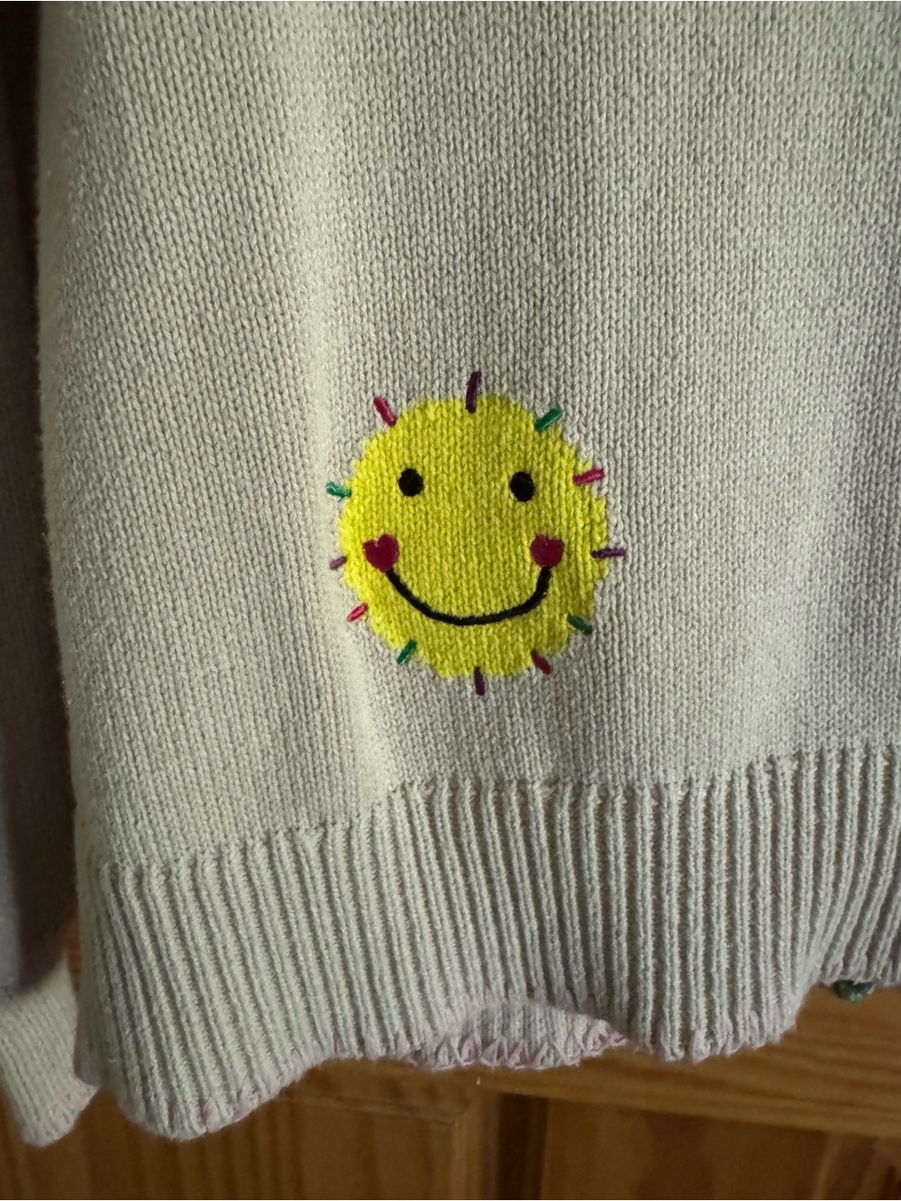 XO KR by Kerri Rosenthal Heart Cardigan — Size M - Picture 6 of 10